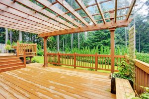 What's the best way to decorate a pergola for a special occasion?