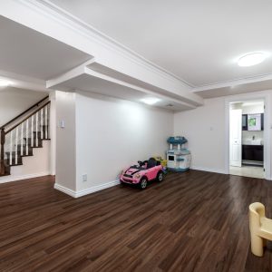 How can one ensure proper ventilation in a finished basement?