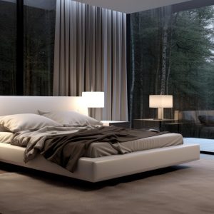 What are some considerations for designing a multifunctional room that serves as both a home office and guest room?